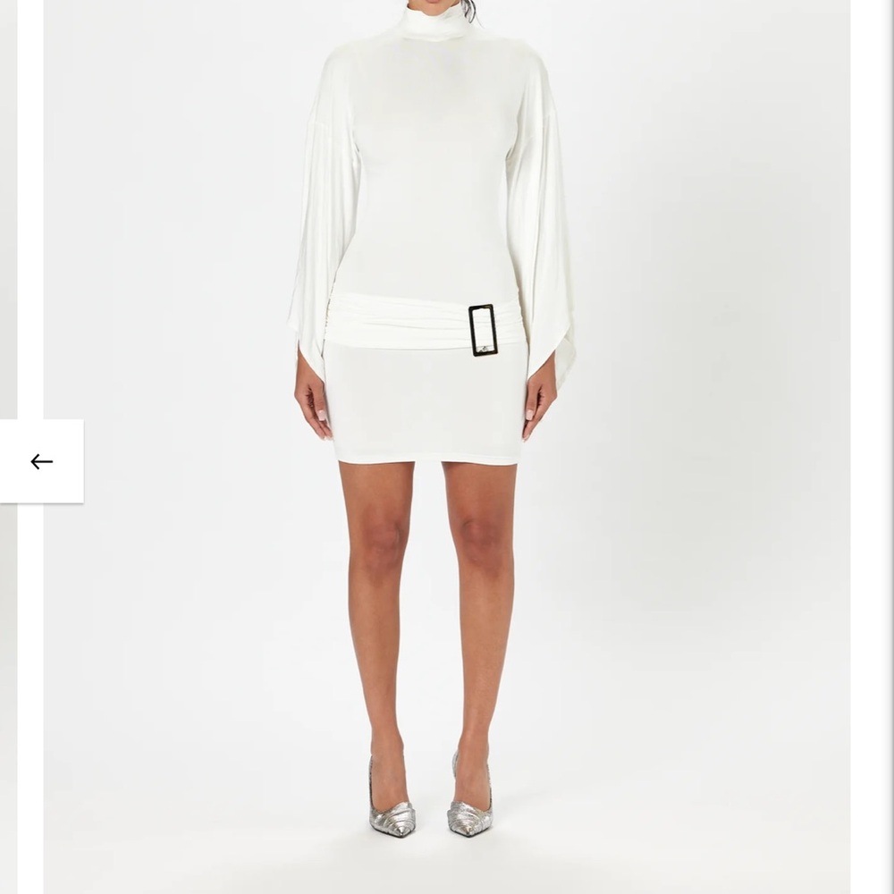 Amy Shehab Elegant Cream Women's Dress, never worn!